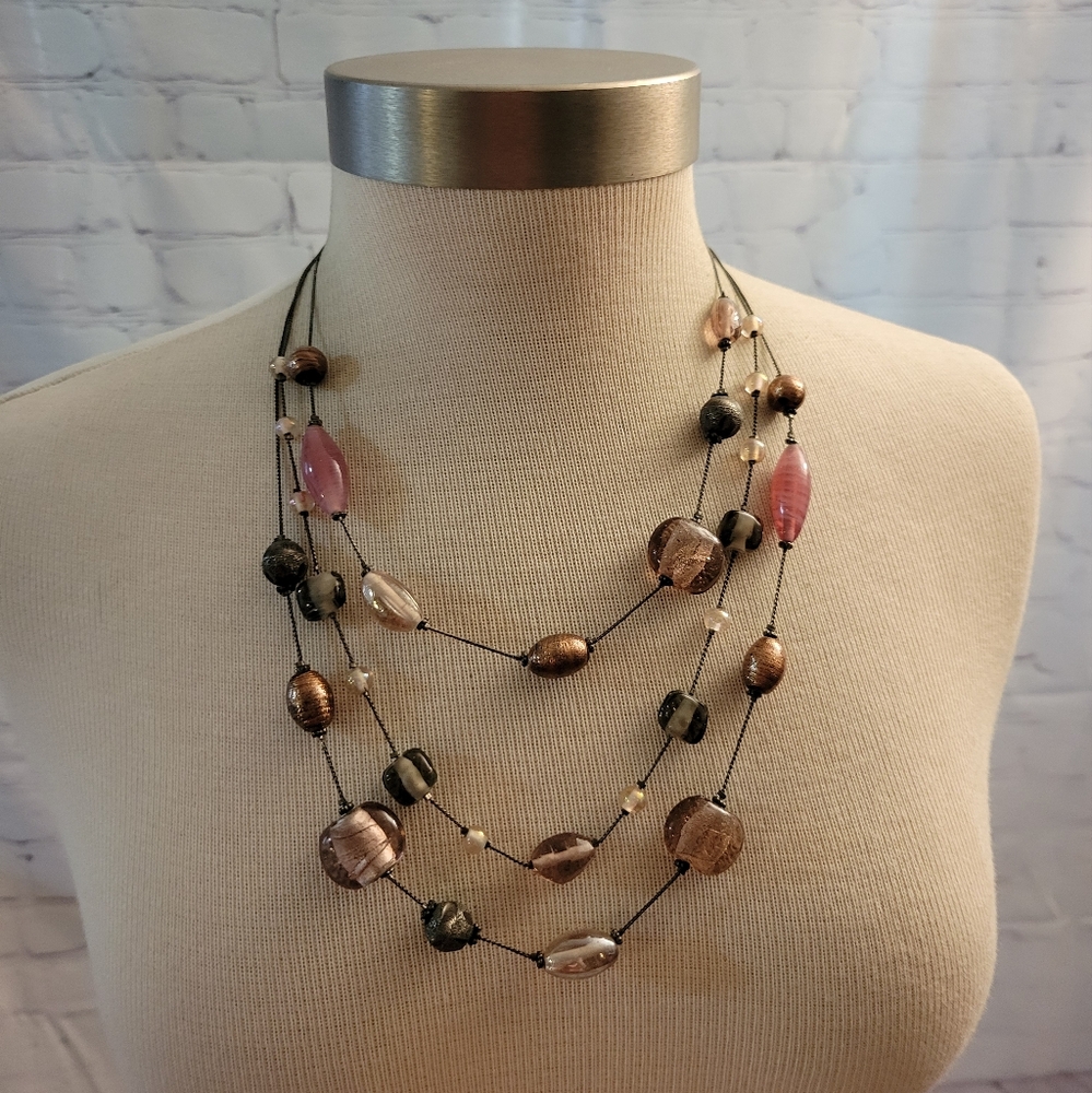 NY & co. Layered Multistrand Necklace